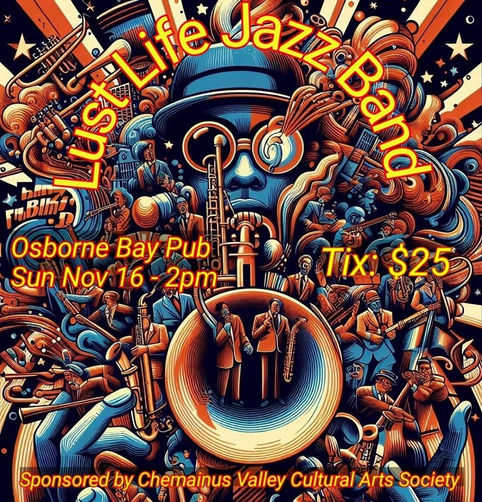 Lust Life Jazz Band Live @ Osborne Bay Pub Nov 16 2025